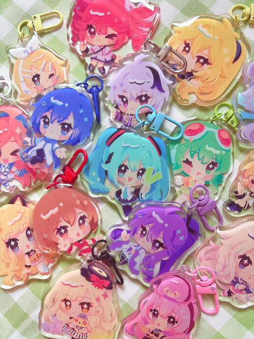 acrylic charms