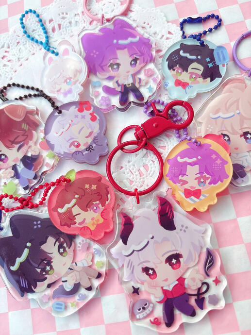 acrylic charms